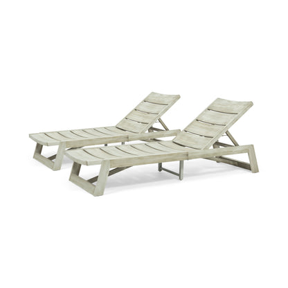 MAKI CHAISE LOUNGE SET OF 2