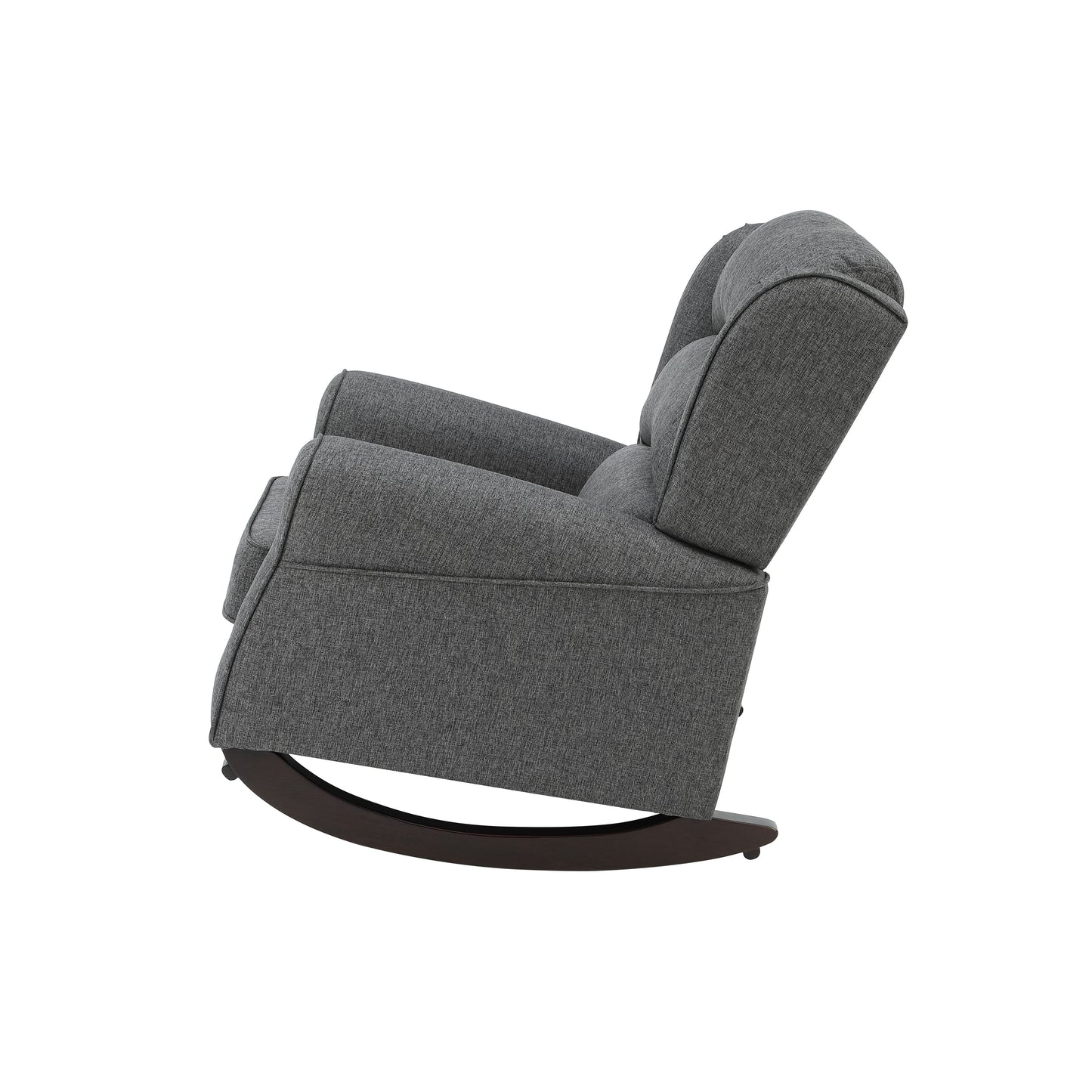 Fabien Gray Fabric Rocking Chair FredCo