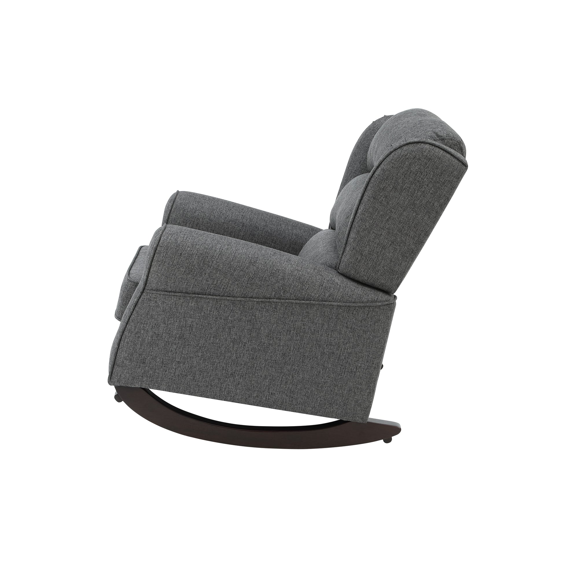 Fabien Gray Fabric Rocking Chair FredCo