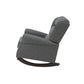 Fabien Gray Fabric Rocking Chair FredCo
