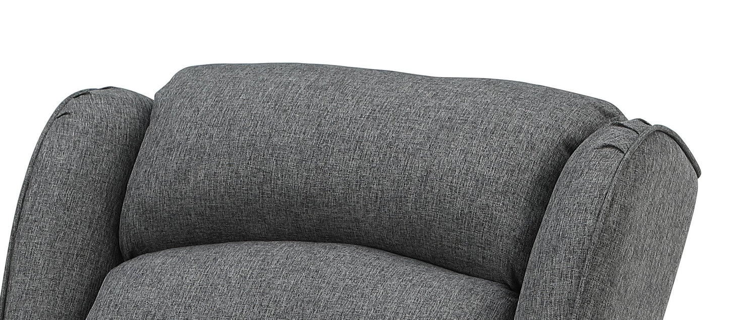 Fabien Gray Fabric Rocking Chair FredCo