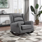 Fabien Gray Fabric Rocking Chair FredCo