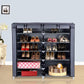 Fabric Cover Shoe Rack FredCo