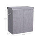 Fabric Double Laundry Hamper FredCo