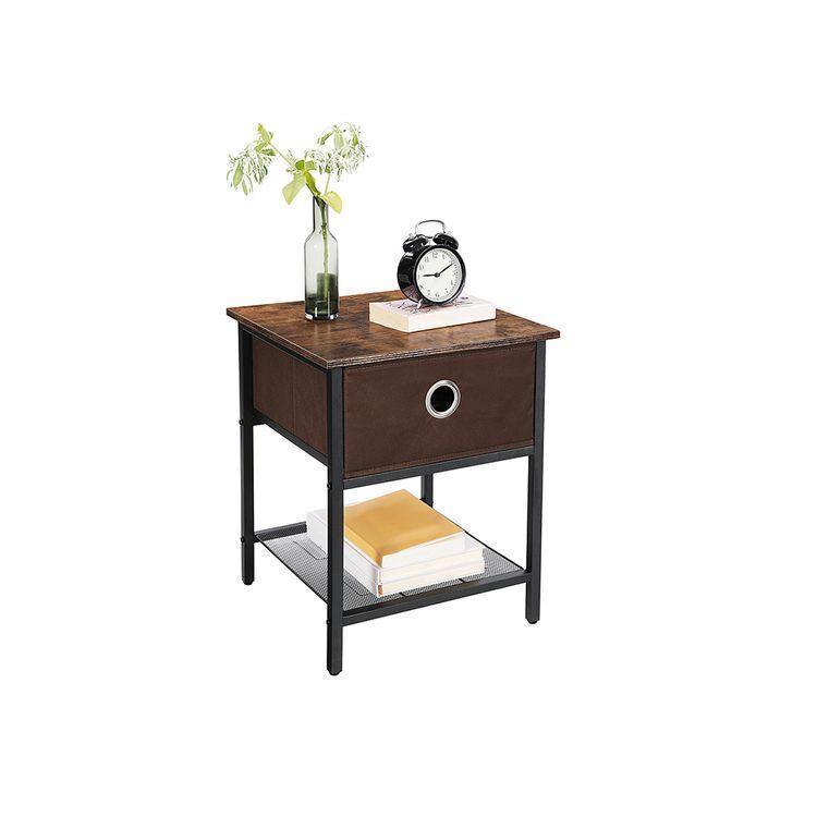 Fabric Drawer End Tables FredCo