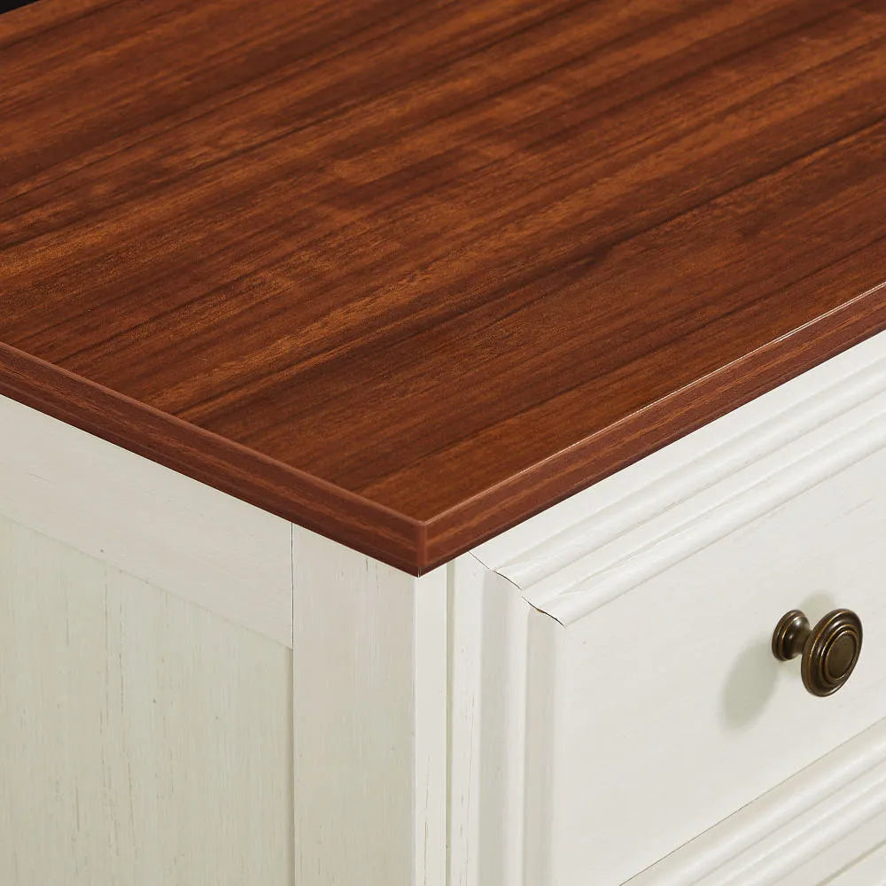 Farmhouse 7 Drawers Dresser for Bedroom, Rustic Chest of Drawers FredCo