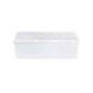Faux Leather Folding Ottoman FredCo