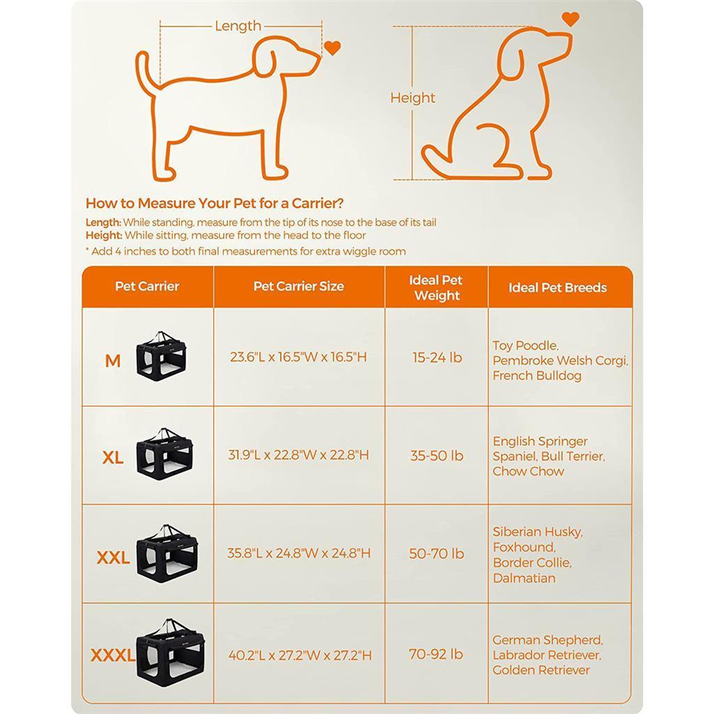 Feandrea Collapsible Pet Crate FredCo
