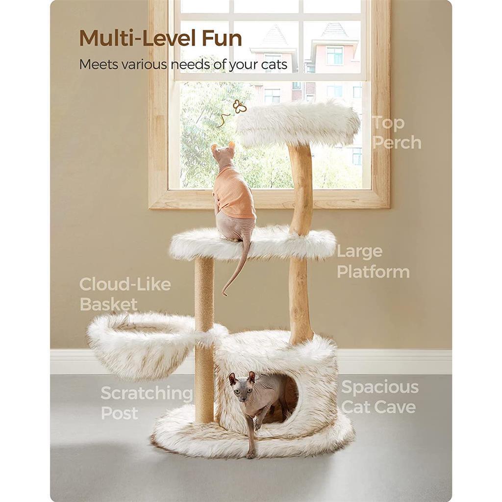 Feandrea Modern Wood Cat Tree FredCo