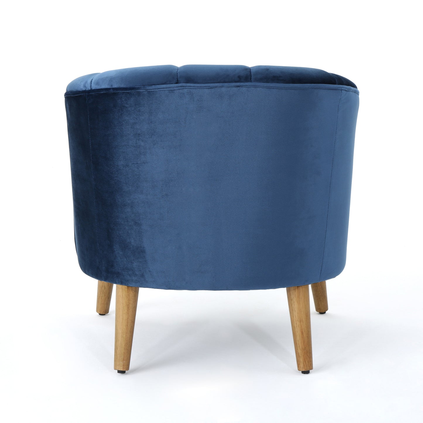 Accent Chair, Club Armchair, Modern Reading Chair, Antique Navy Blue Altay Velvet FredCo