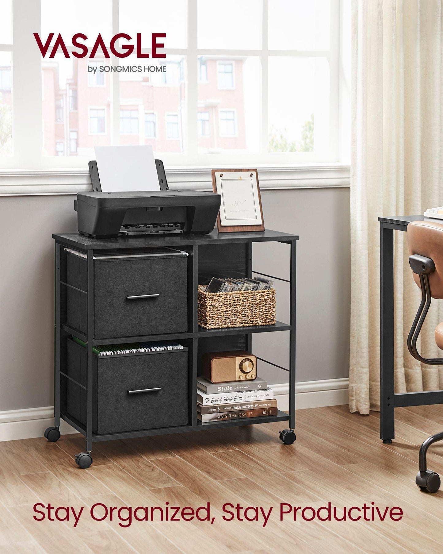 File Cabinet Black FredCo
