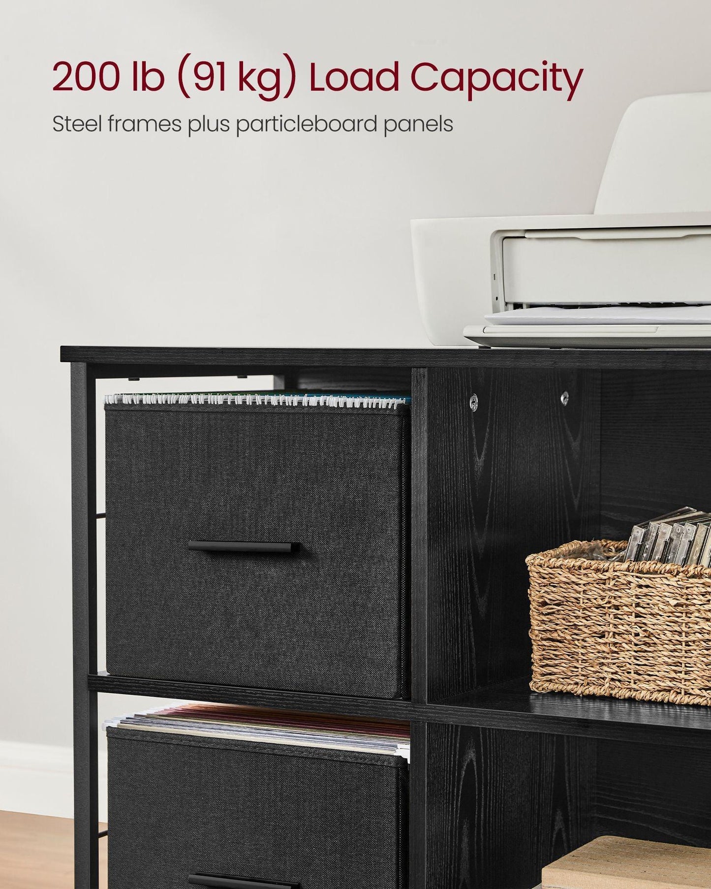 File Cabinet Black FredCo
