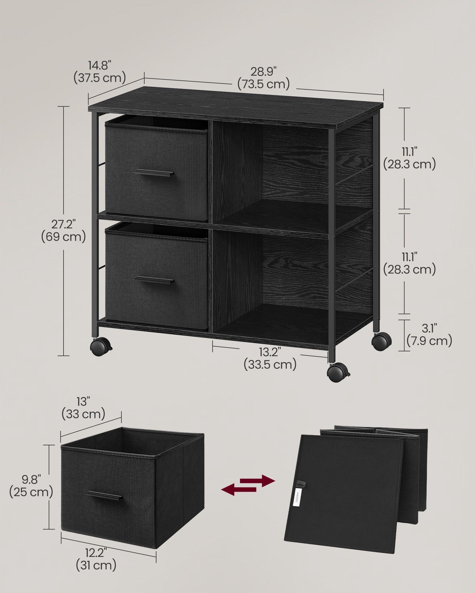 File Cabinet Black FredCo