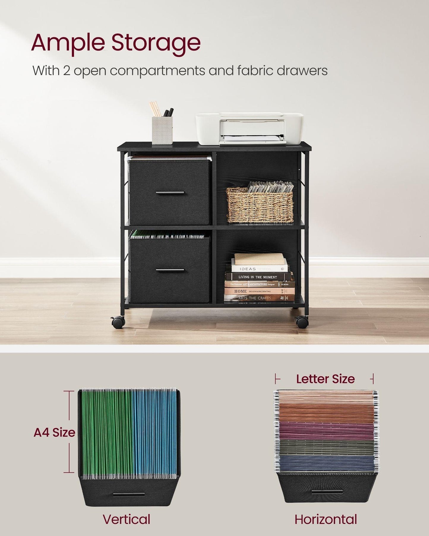 File Cabinet Black FredCo