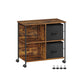 File Cabinet Brown and Black FredCo