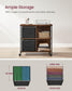 File Cabinet Brown and Black FredCo