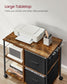 File Cabinet Brown and Black FredCo