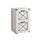 File Cabinet with 2 Drawers Rustic White FredCo