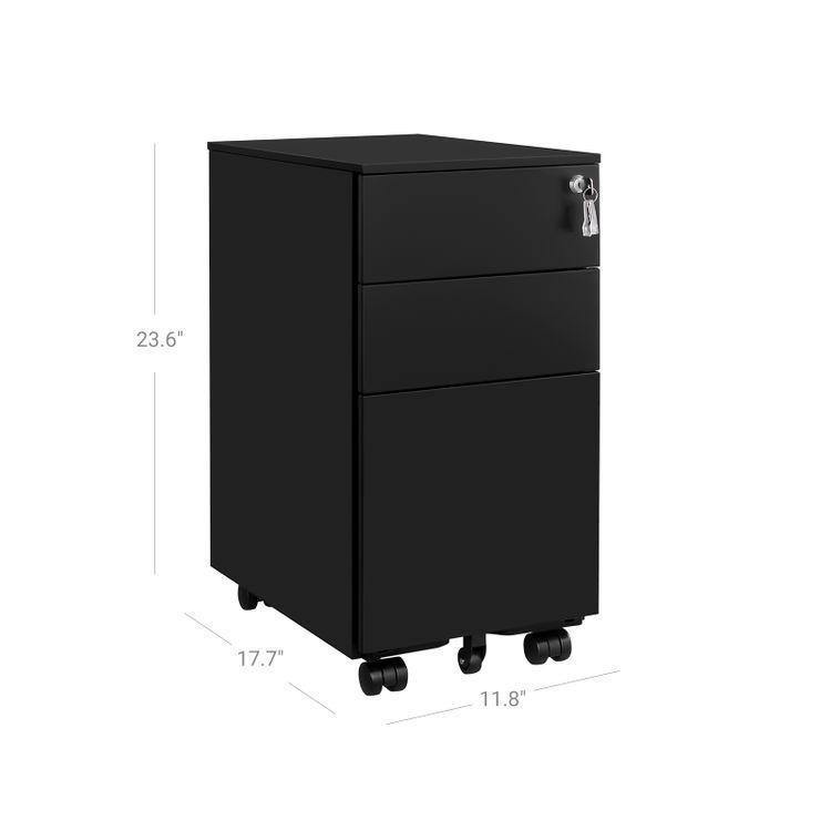 File Cabinet with 3 Drawers FredCo