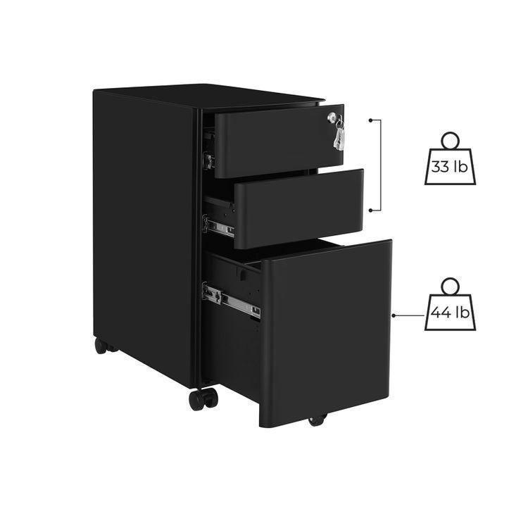 Filing Cabinet with Lock FredCo