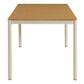 Finn 71" Outdoor Patio Aluminum Dining Table with Faux Wood Top by Modway EEI-7237 FredCo