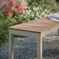 Finn Outdoor Patio Aluminum Bench with Faux Wood Top by Modway EEI-7238 FredCo