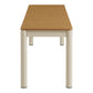 Finn Outdoor Patio Aluminum Bench with Faux Wood Top by Modway EEI-7238 FredCo