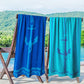 Fisherman Anchor Egyptian Cotton Oversized Beach Towel Set, 2-Pieces FredCo