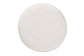 Fisk Japandi Cream Boucle Fabric and Walnut Brown Finished Wood Ottoman Footstool FredCo