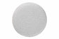 Fisk Japandi Light Grey Boucle Fabric and Walnut Brown Finished Wood Ottoman Footstool FredCo