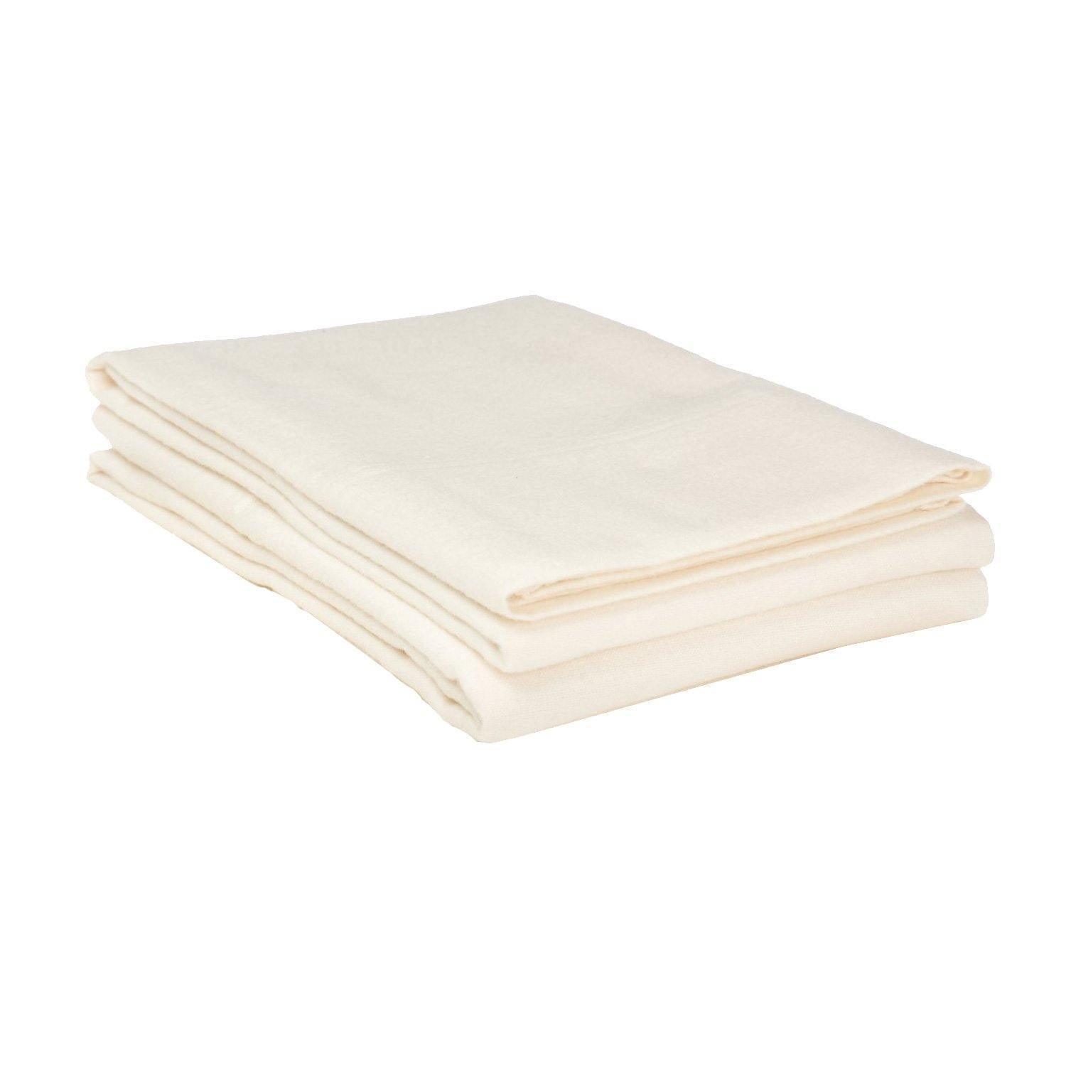 Flannel 100% Cotton Bedroom Favorite Solid Pillowcase Set FredCo
