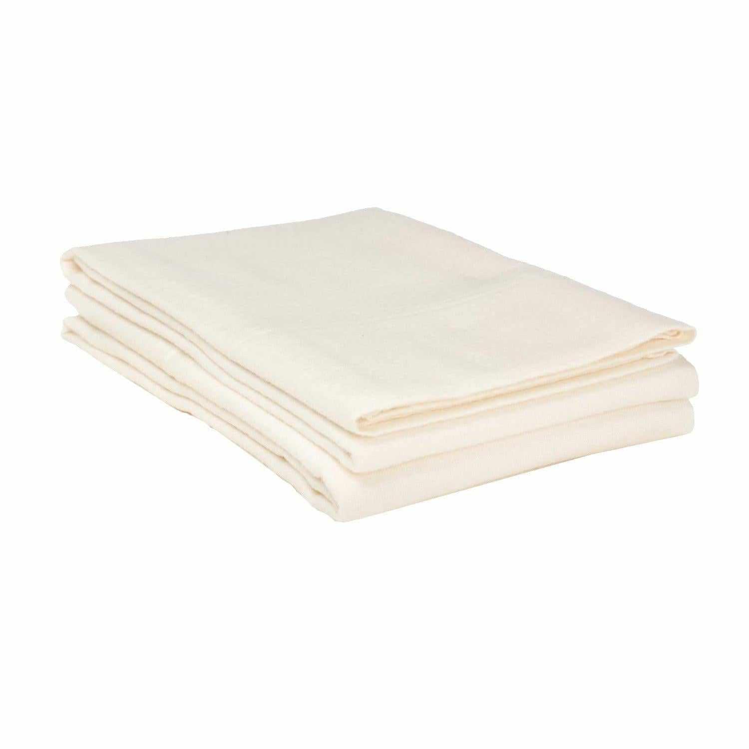 Flannel 100% Cotton Bedroom Favorite Solid Pillowcase Set FredCo