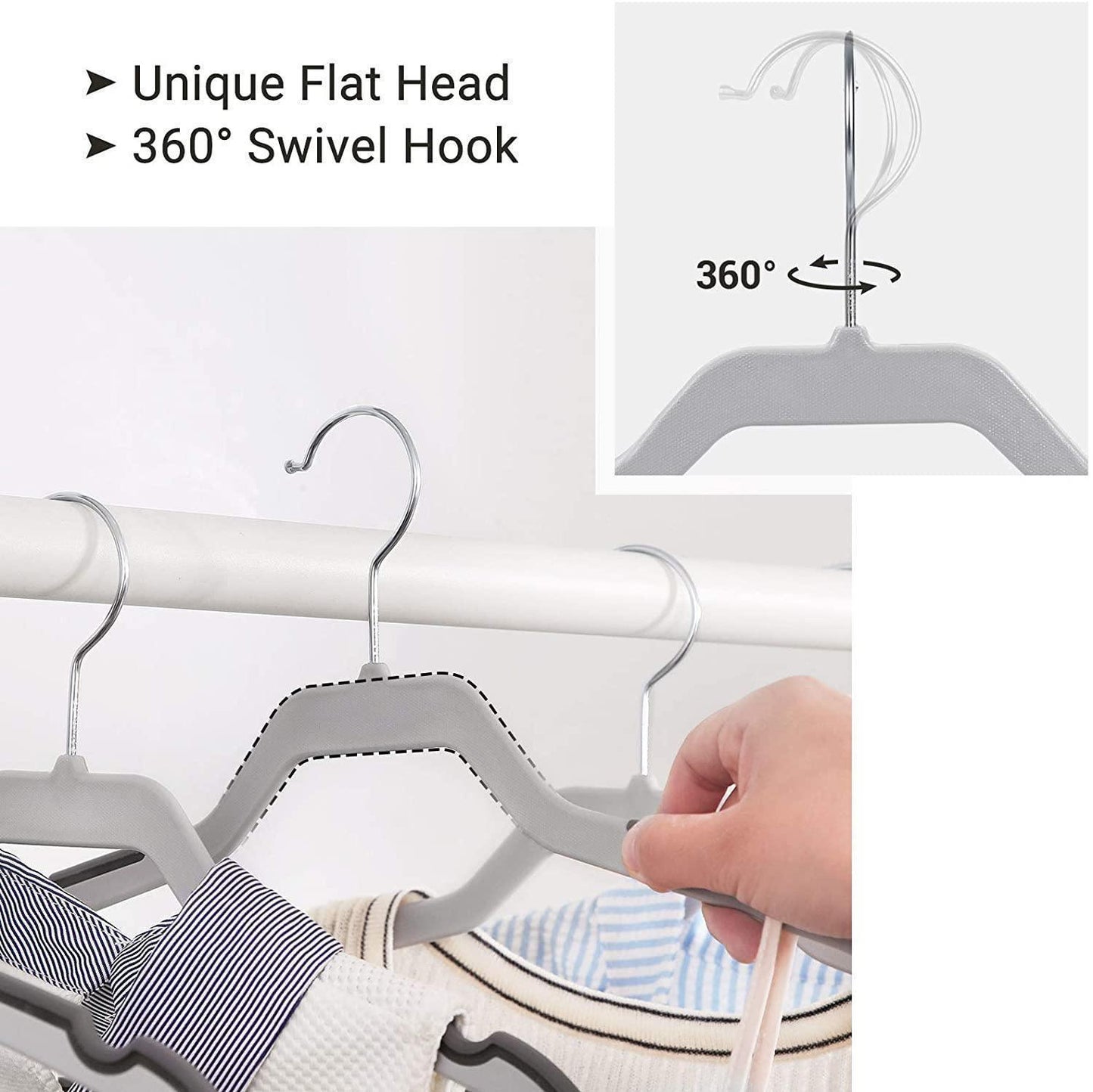 Flat-Head Coat Hangers FredCo