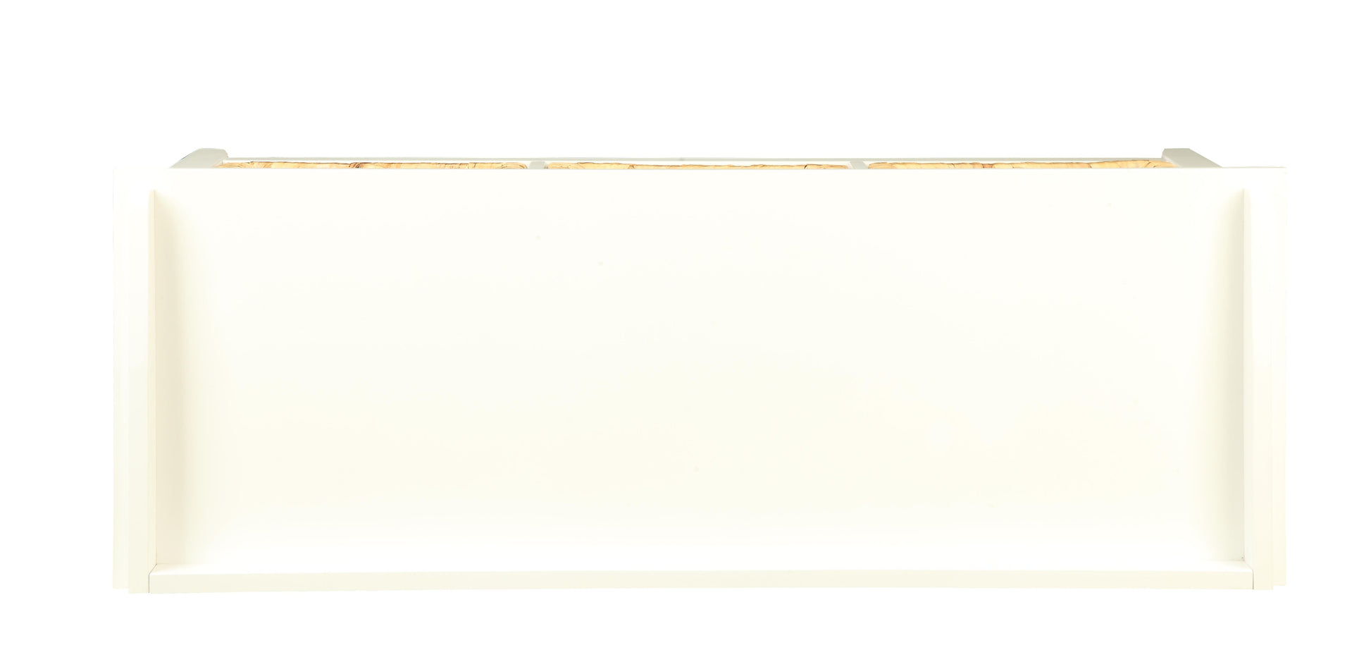 Flavius Rattan & White Finish Bench W/Storage FredCo
