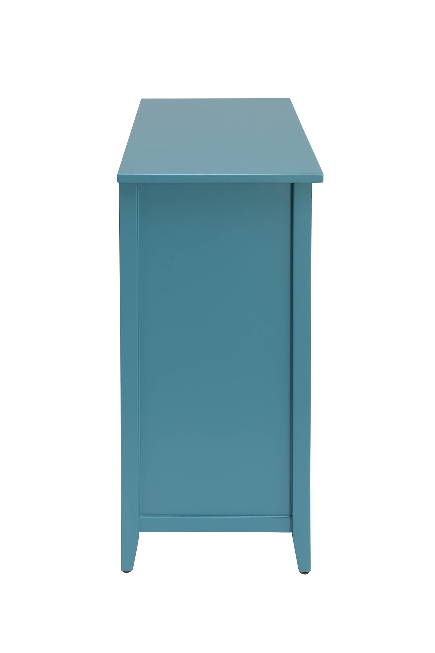 Flavius Teal Finish Console Cabinet FredCo