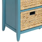 Flavius Teal Finish Console Cabinet FredCo