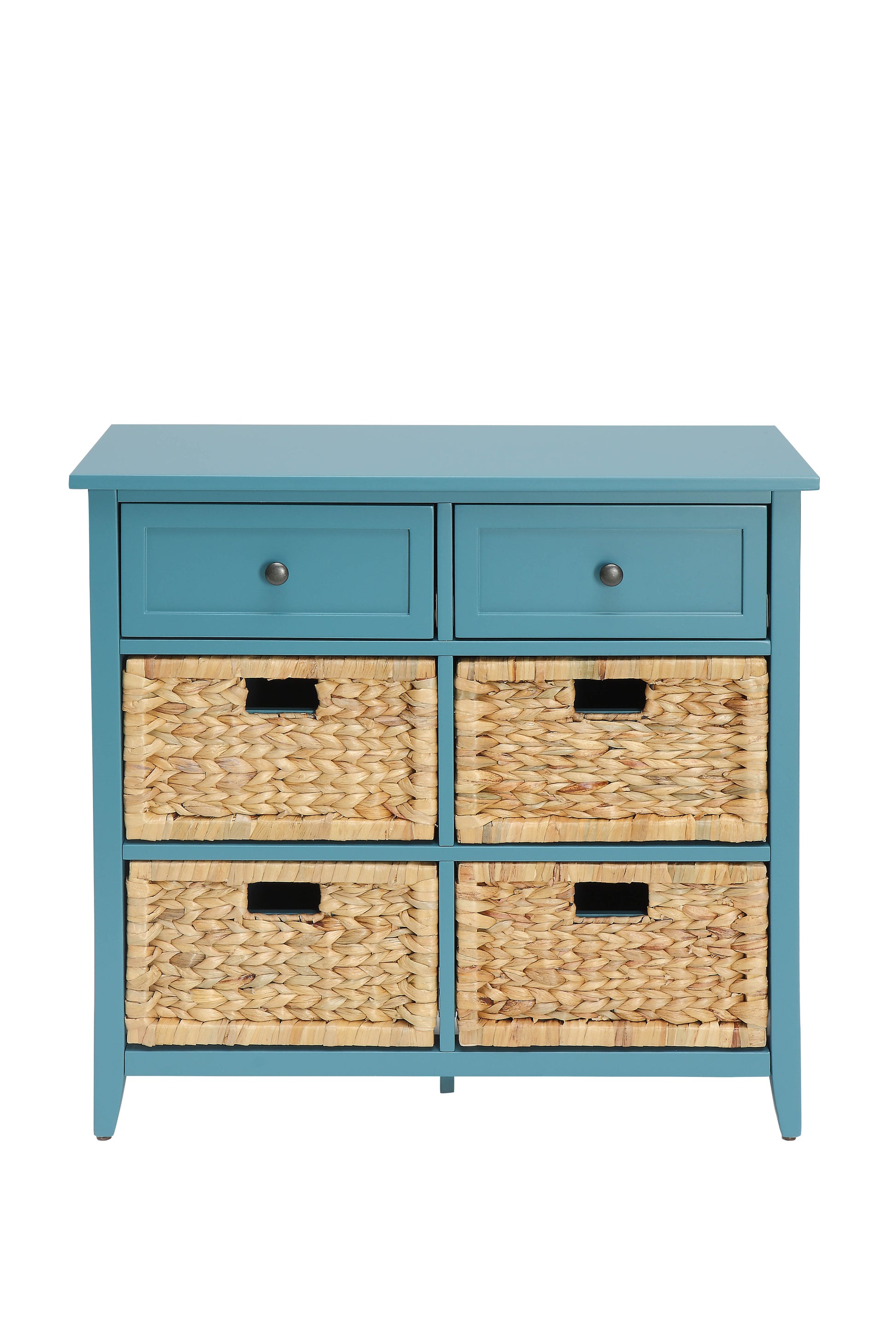 Flavius Teal Finish Console Cabinet FredCo
