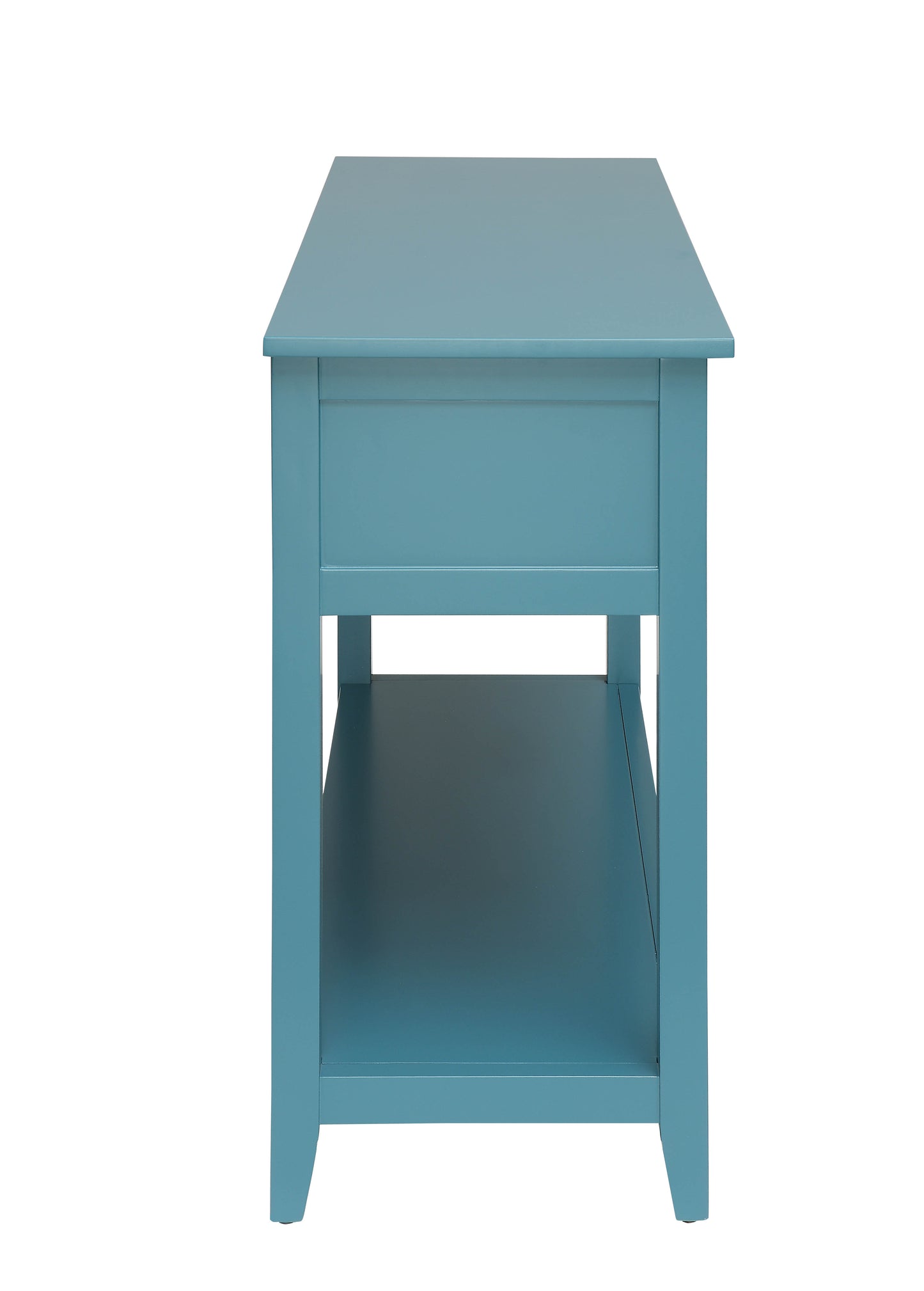 Flavius Teal Finish Console Table FredCo