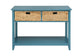 Flavius Teal Finish Console Table FredCo