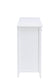 Flavius White Finish Console Cabinet FredCo