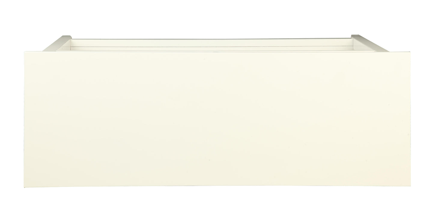 Flavius White Finish Console Table FredCo