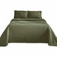 Fleur De Lis 100% Cotton Jacquard Matelassé Bedspread Set FredCo
