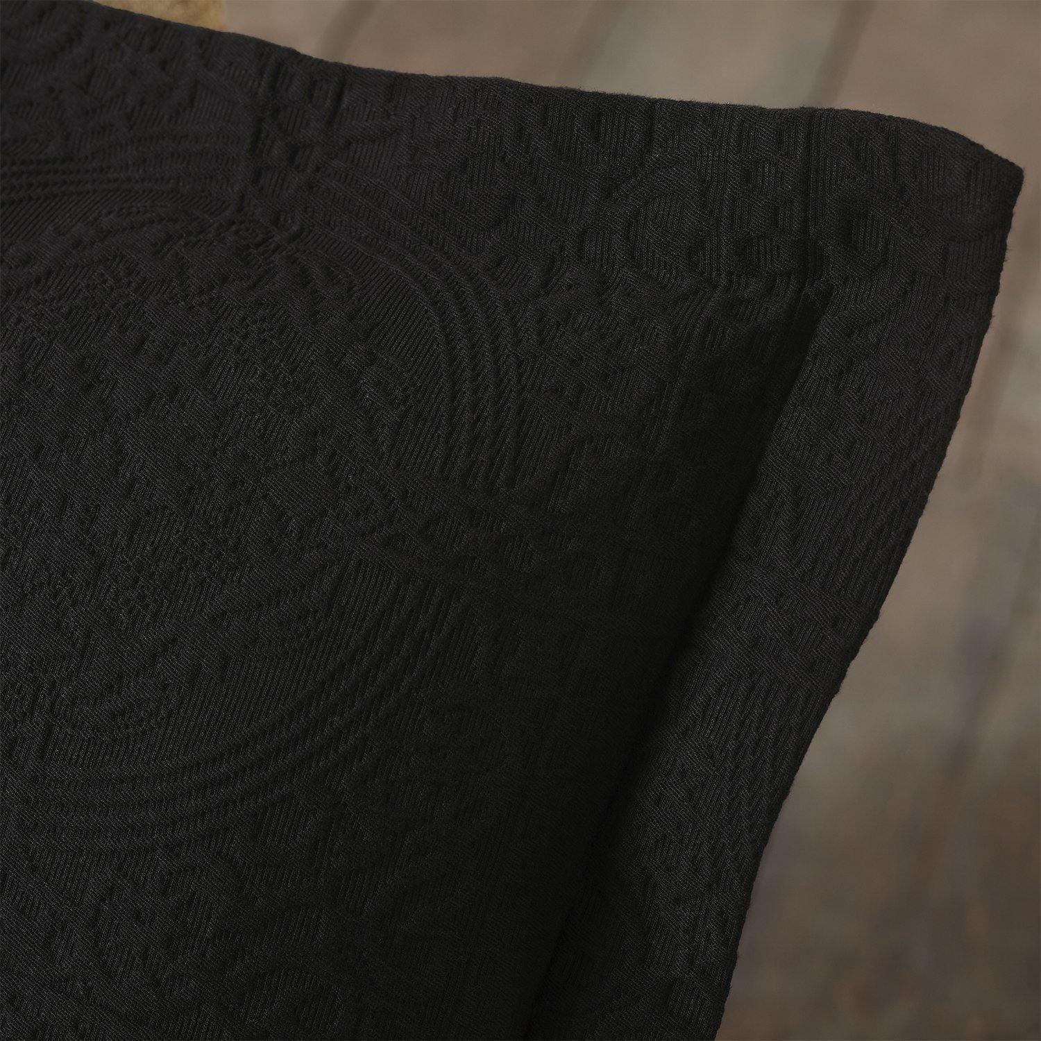 Fleur De Lis 100% Cotton Jacquard Matelassé Bedspread Set FredCo