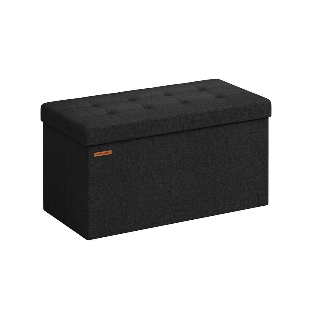 Flipping Lid Storage Ottoman FredCo