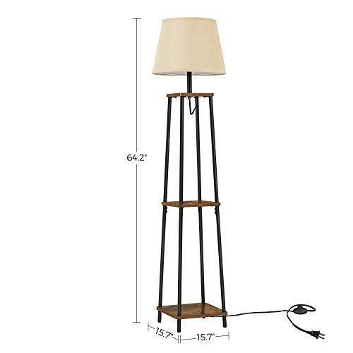 Floor Lamp with Shelves FredCo