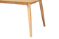 Flora Mid-Century Modern Natural Oak Finished Wood Dining Table FredCo