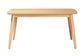 Flora Mid-Century Modern Natural Oak Finished Wood Dining Table FredCo