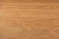 Flora Mid-Century Modern Natural Oak Finished Wood Dining Table FredCo