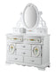 Flora White Finish Jewelry Mirrior FredCo