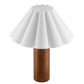 Flora Wood Table Lamp With Pleated Petal Shade by Modway EEI-7214 FredCo